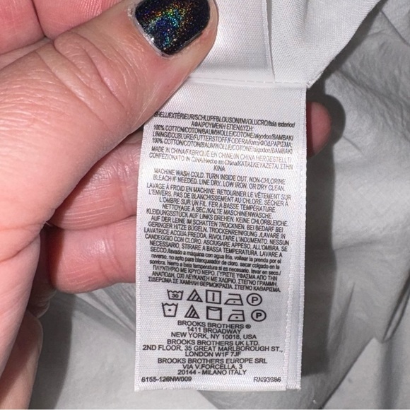 Brooks Brothers Cotton Eyelet Dress Size 6 Mini Cap Sleeve Tiered - Picture 6 of 8